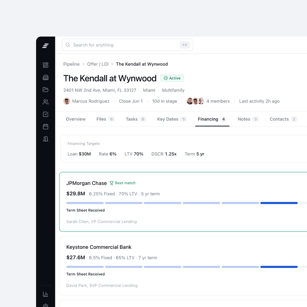 Track lenders, compare quotes.